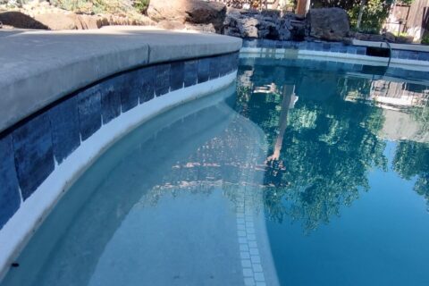 Pool Tile Cleaning